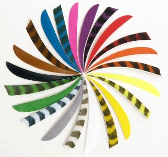 Trueflight Shield Feathers 5.5" Barred Colors